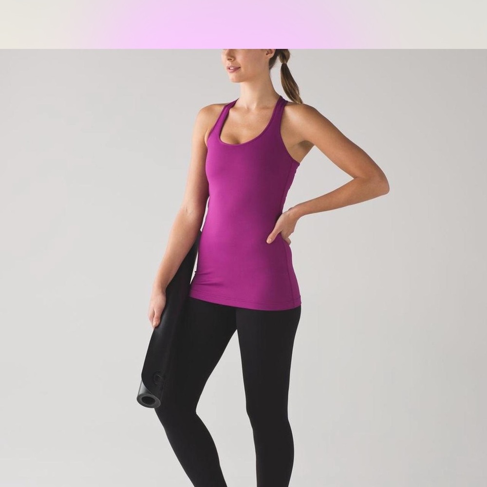 lululemon athletica Cool Racerback Tank in Regal Plum  Size 6